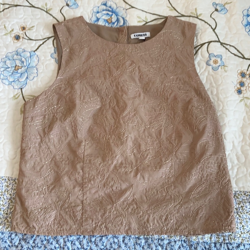 Express golden blouse